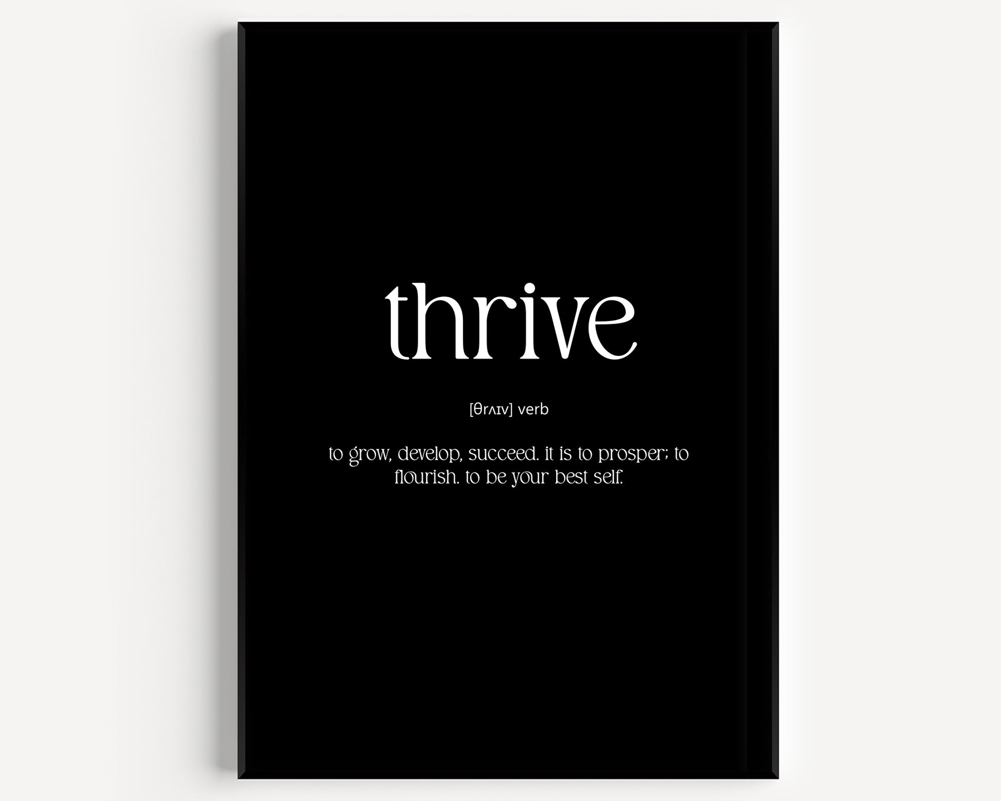 Thrive Definition Print - Magic Posters