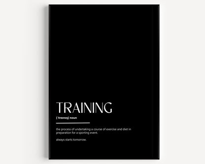 Training Definition Print - Magic Posters