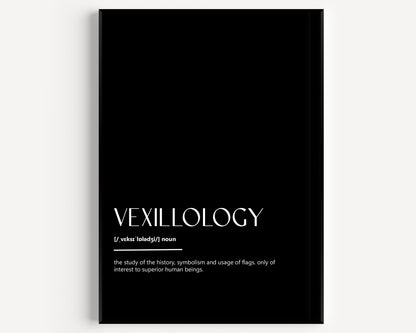 Vexillology Definition Print - Magic Posters