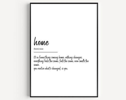 Home Definition Print - Version 2 - Magic Posters