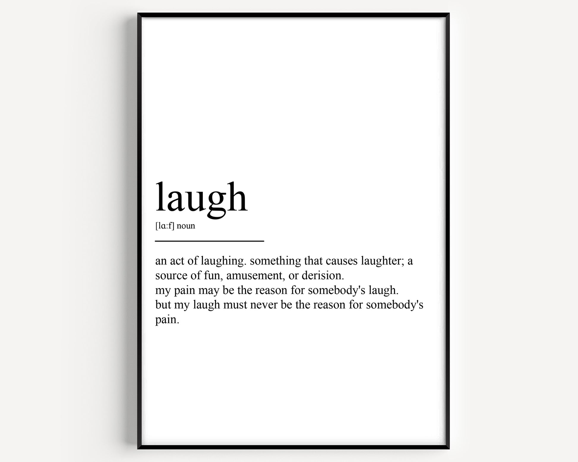 Laugh Definition Prints - Magic Posters