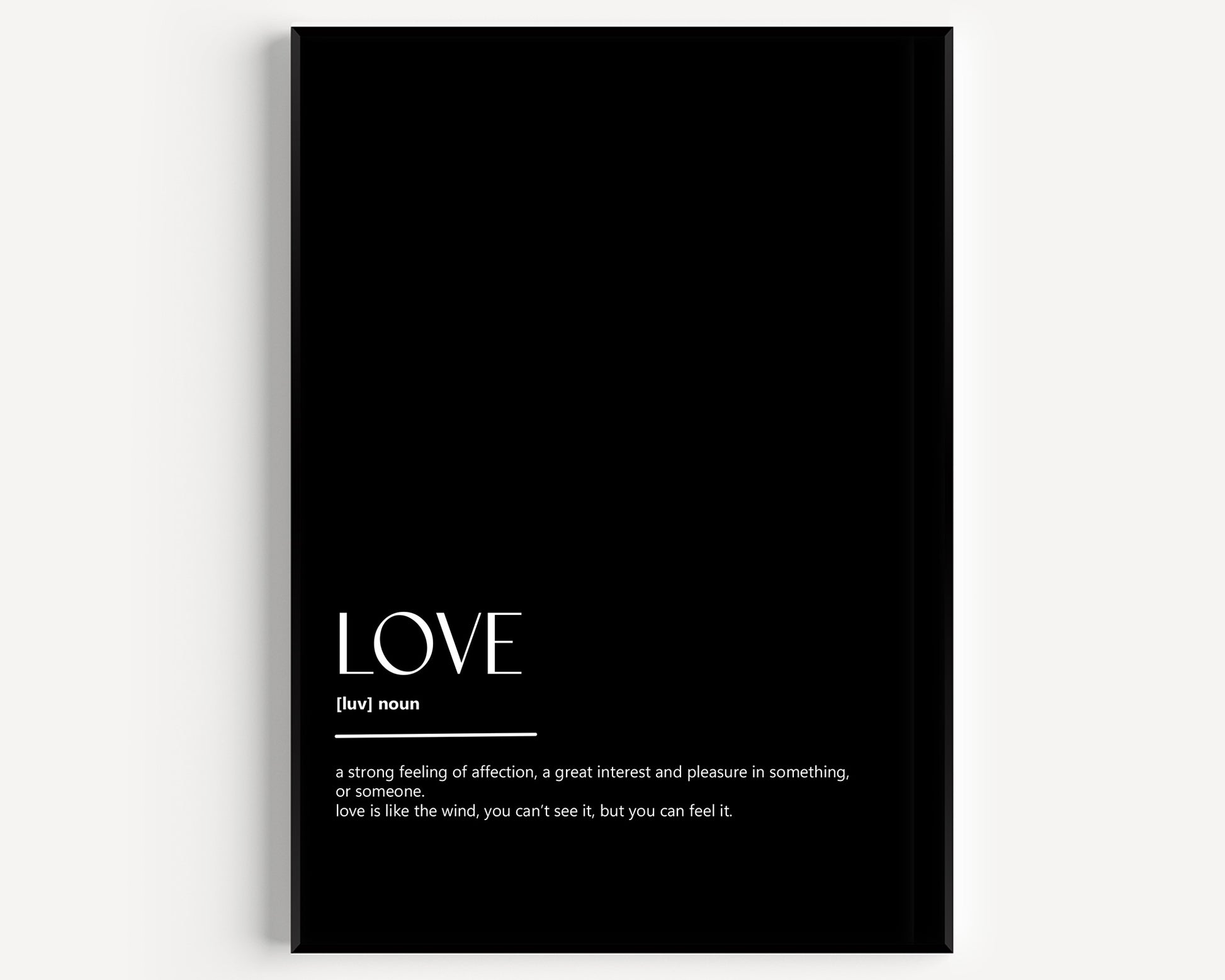 Love Definition Print - Magic Posters