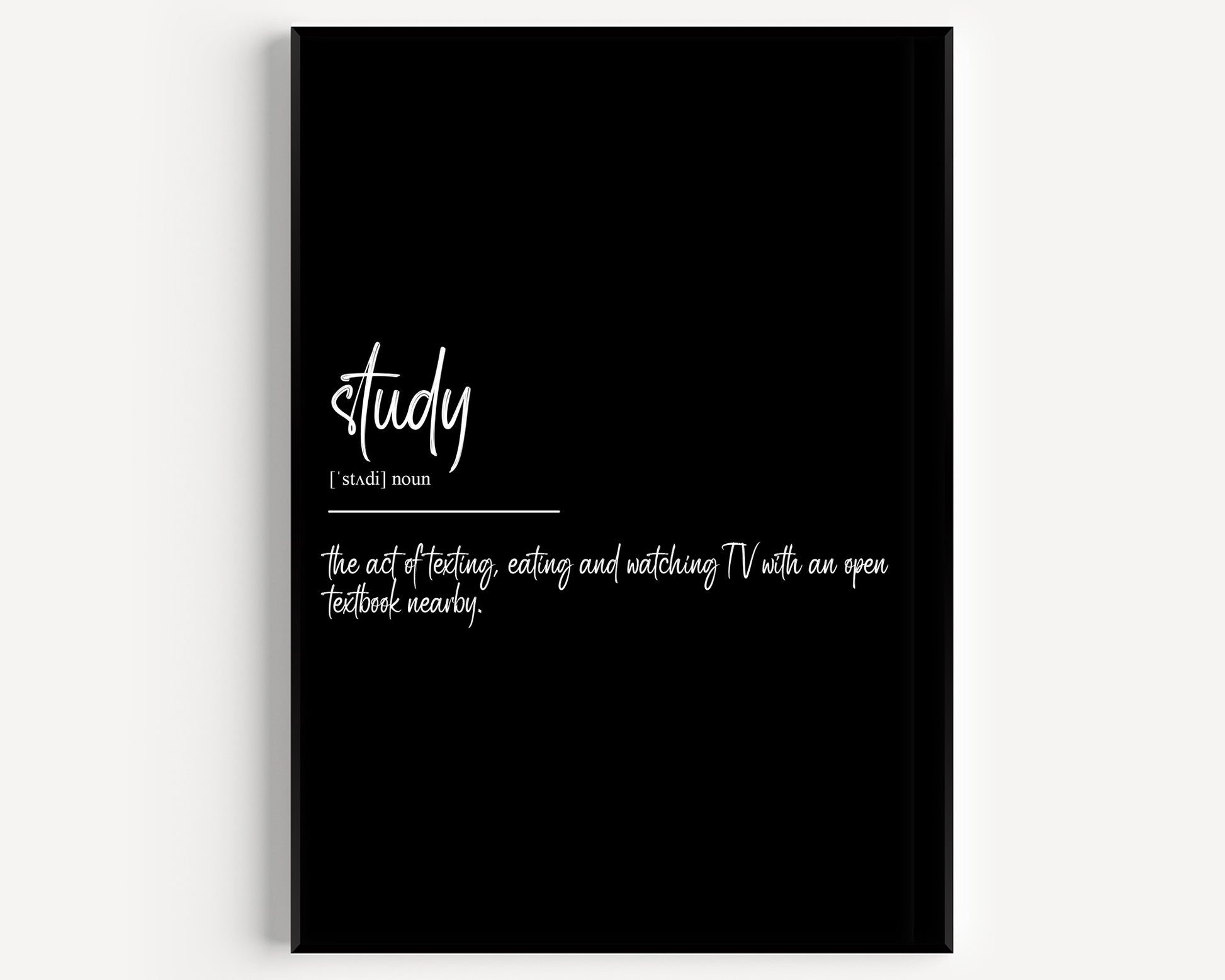 Study Definition Print - Magic Posters