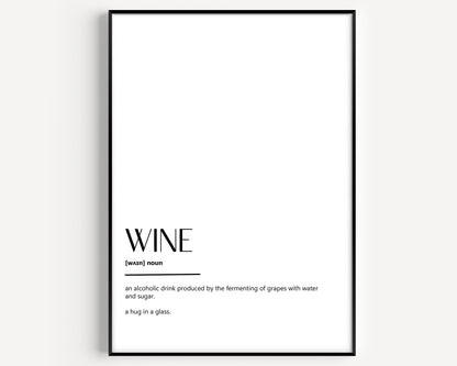 Wine Definition Print - Magic Posters