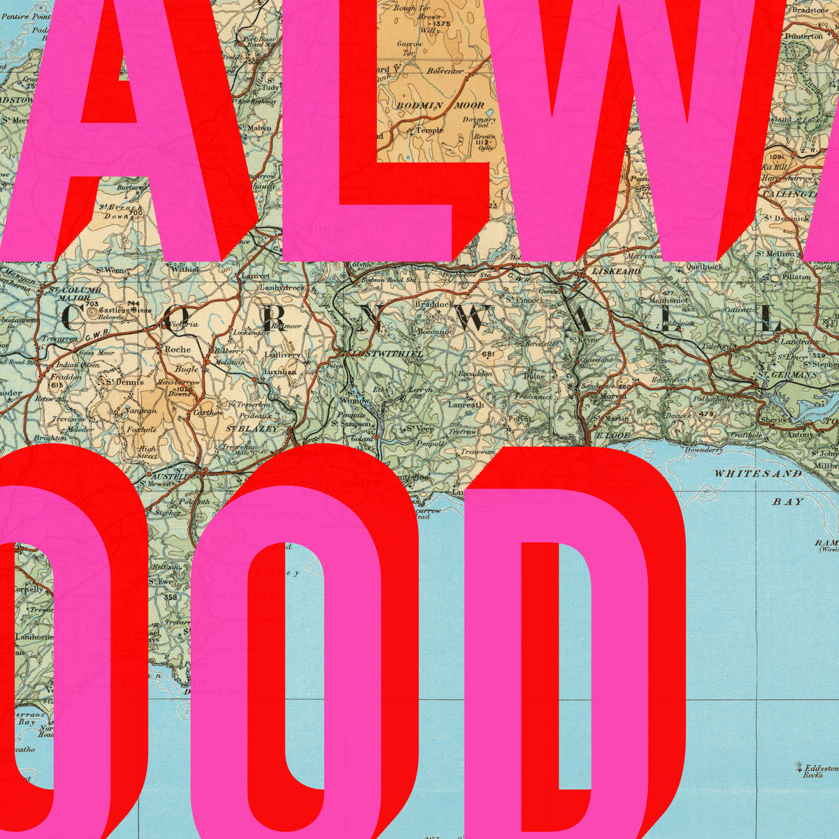 Scotland Retro Pop Art Map Print
