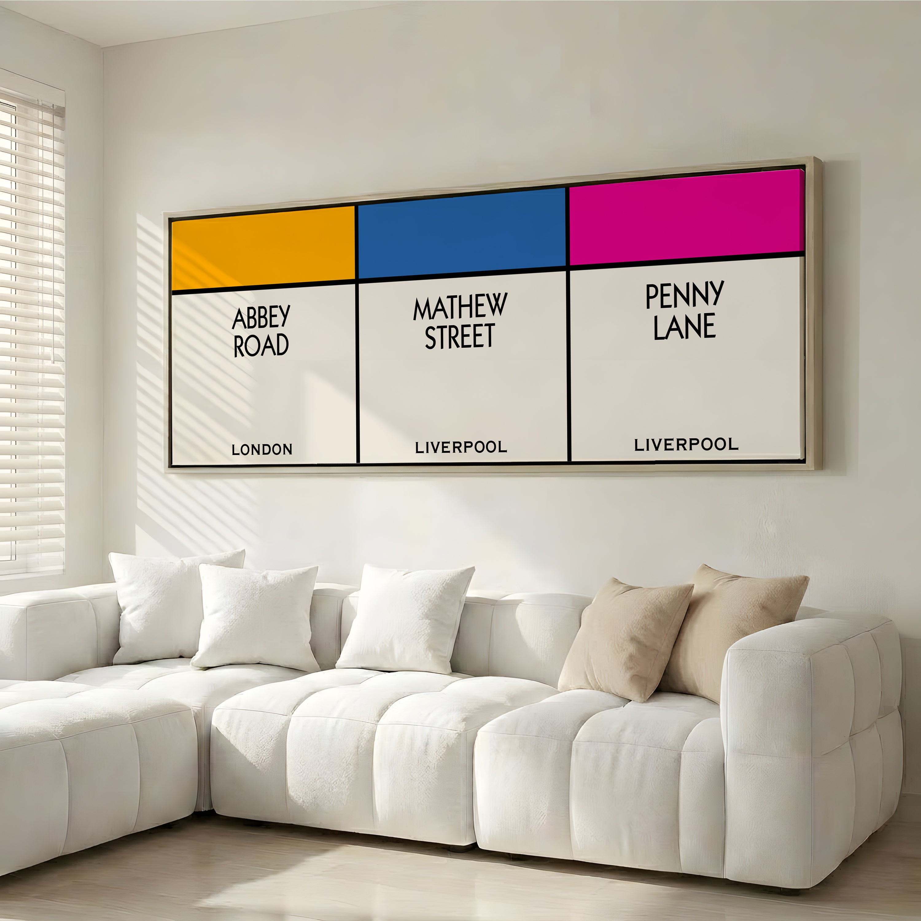 Custom Multi Street Name Print (Panoramic)