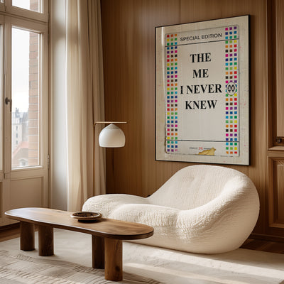 Personalised Multi Colour Squares Book Cover Art Print - Magic Posters