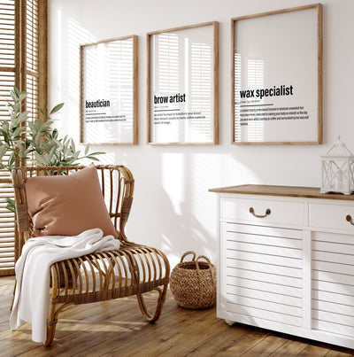 Aesthetics Set Of 3 Definition Prints - V2 - Magic Posters