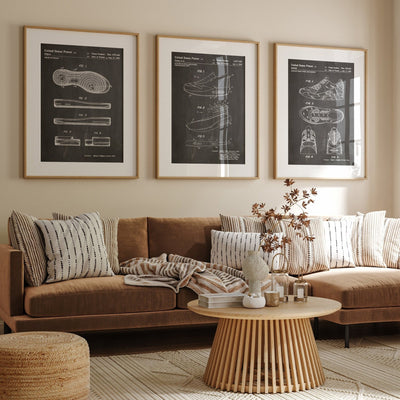 Air Max Set Of 3 Patent Prints - Magic Posters