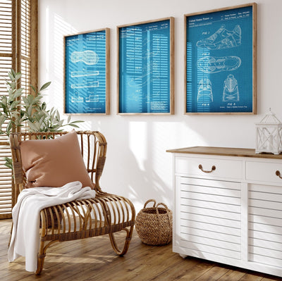 Air Max Set Of 3 Patent Prints - Magic Posters