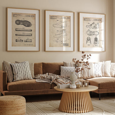 Air Max Set Of 3 Patent Prints - Magic Posters