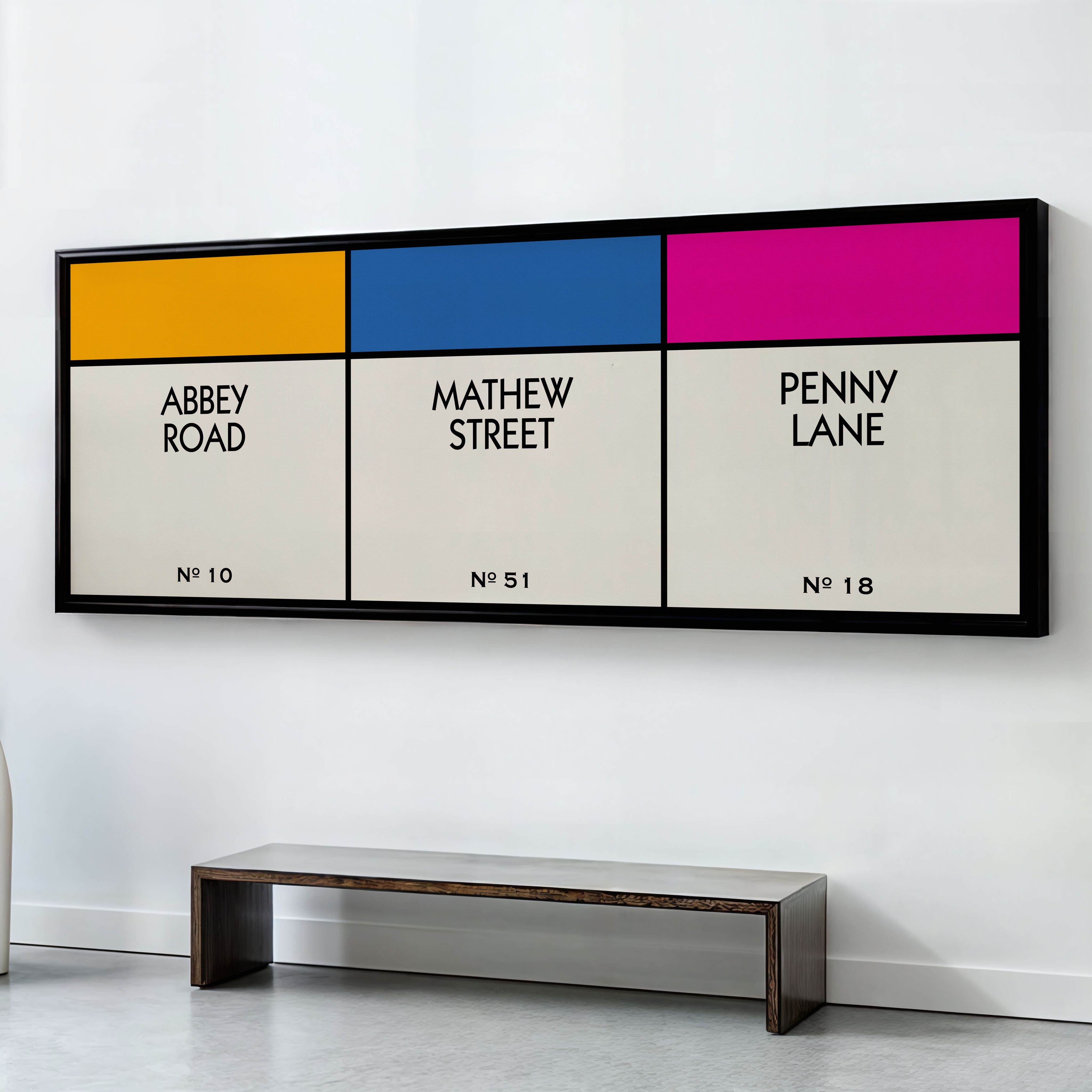 Custom Multi Street Name Print (Panoramic)
