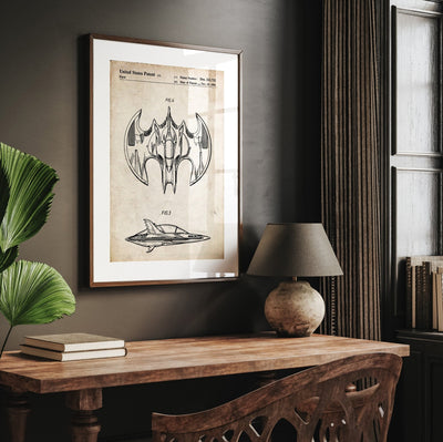 Batwing Patent Print - Magic Posters