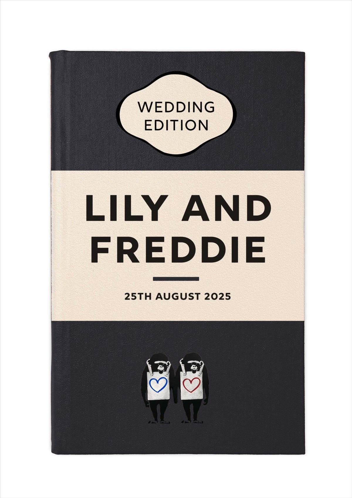 Personalised Book Cover Art Print (Classic Family Edition)