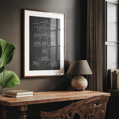 Brewing Beer And Ale Patent Print - Magic Posters