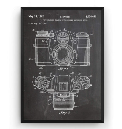 Camera 1962 Patent Print - Magic Posters