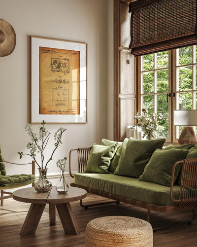 Cassette Tape 1971 Patent Print - Magic Posters