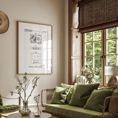 Cassette Tape 1971 Patent Print - Magic Posters