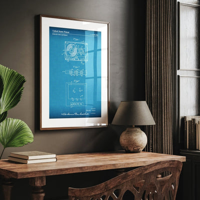 Cassette Tape 1971 Patent Print - Magic Posters