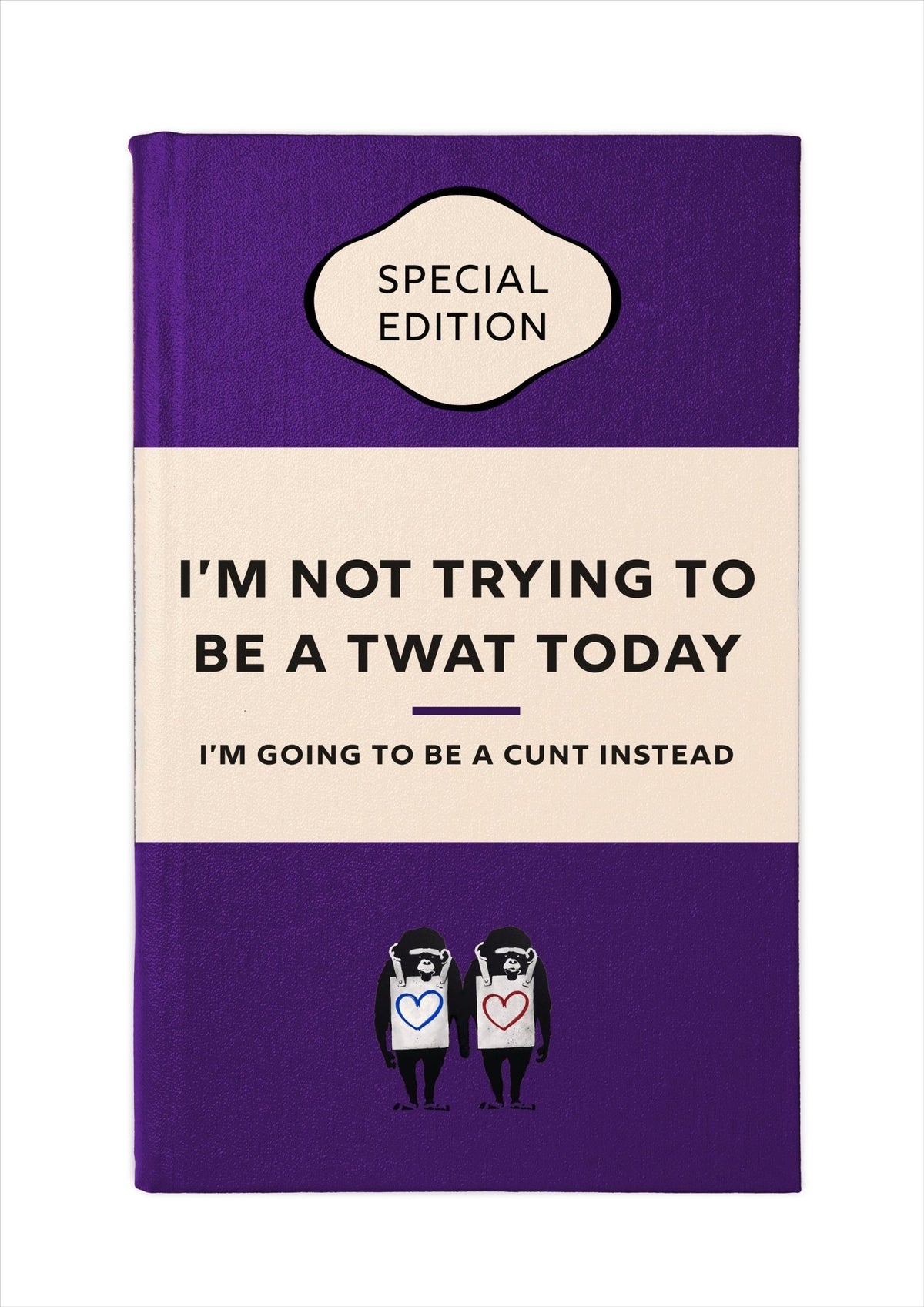 Personalised Book Cover Art Print (Classic Edition)