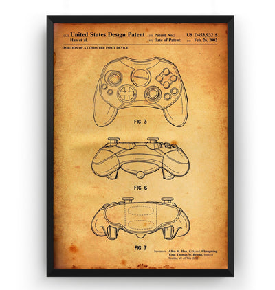 Controller 2002 Patent Print - Magic Posters
