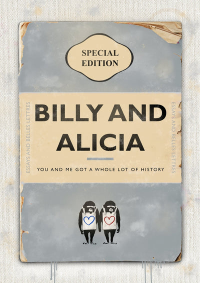 Personalised Book Cover Art Print (Couples Edition)