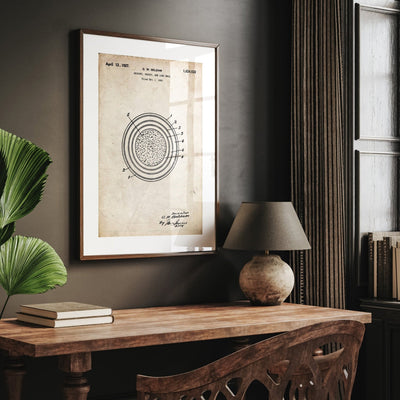 Cricket Ball 1927 Patent Print - Magic Posters