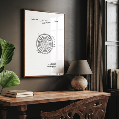 Cricket Ball 1927 Patent Print - Magic Posters