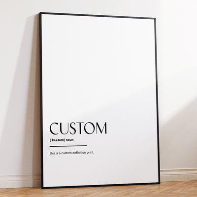 Custom Definition Print - Magic Posters