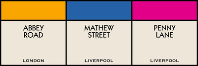 Flat artwork, 3 street names