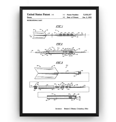 Dart 1992 Patent Print - Magic Posters