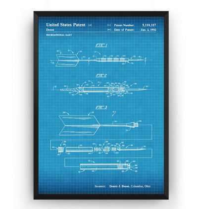 Dart 1992 Patent Print - Magic Posters