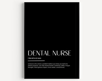 Dental Nurse Definition Print - Magic Posters