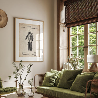 Diving Armour 1893 Patent Print - Magic Posters