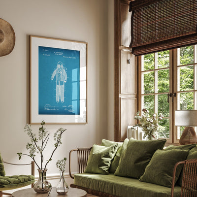 Diving Armour 1893 Patent Print - Magic Posters