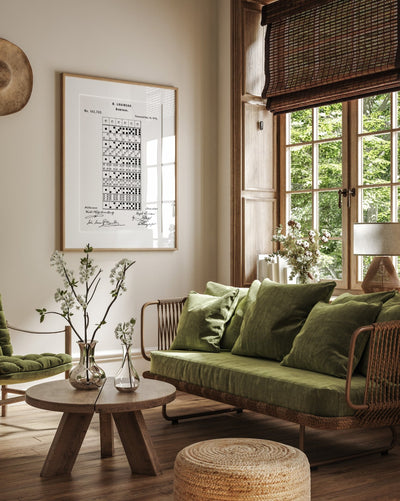 Dominoes 1873 Patent Print - Magic Posters