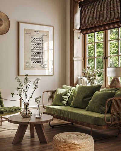 Dominoes 1873 Patent Print - Magic Posters