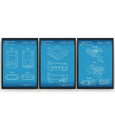Dreamcast Set Of 3 Patent Prints - Magic Posters