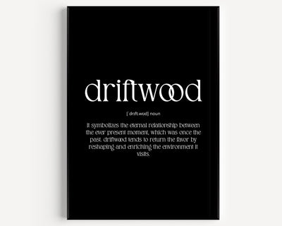 Driftwood Definition Print - Magic Posters