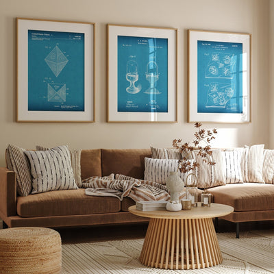 Dungeons And Dragons Set Of 3 Patent Prints - Magic Posters
