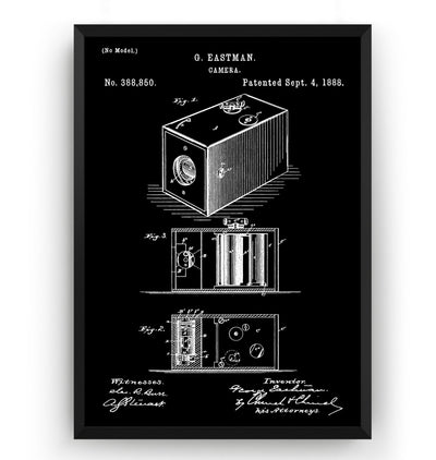 Eastman Kodak Camera 1888 Patent Print - Magic Posters