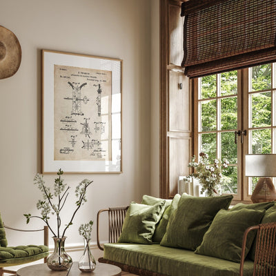 Electric Welding Machine 1886 Patent Print - Magic Posters