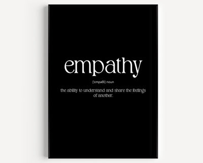 Empathy Definition Print - Magic Posters
