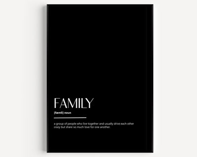 Family Definition Print V3 - Magic Posters