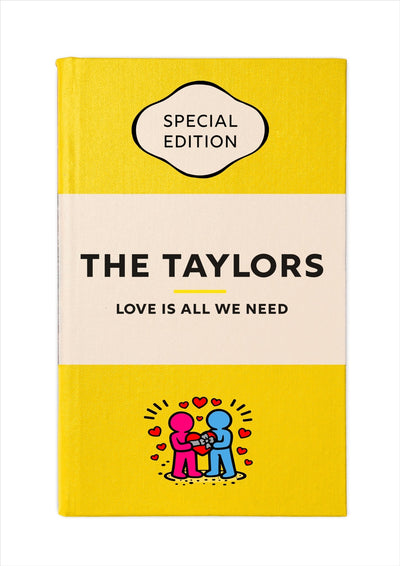 Personalised Book Cover Art Print (Family Pop Art Edition)