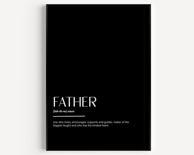 Father Definition Print - Magic Posters