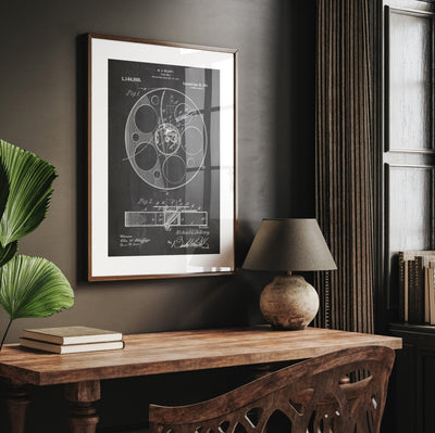 Film Reel 1915 Patent Print - Magic Posters