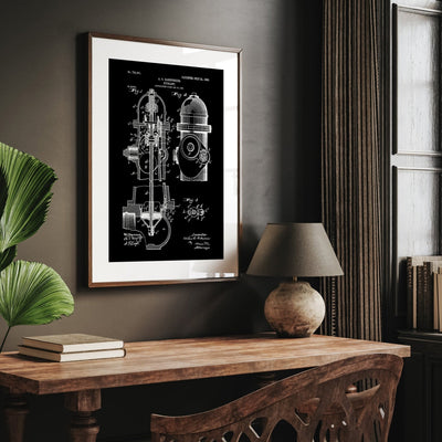 Fire Hydrant Patent Print - Magic Posters