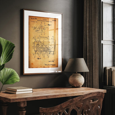 First Integrated Circuit Patent Print - Magic Posters