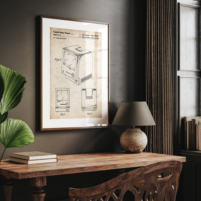 First Macintosh Computer Patent Print - Magic Posters